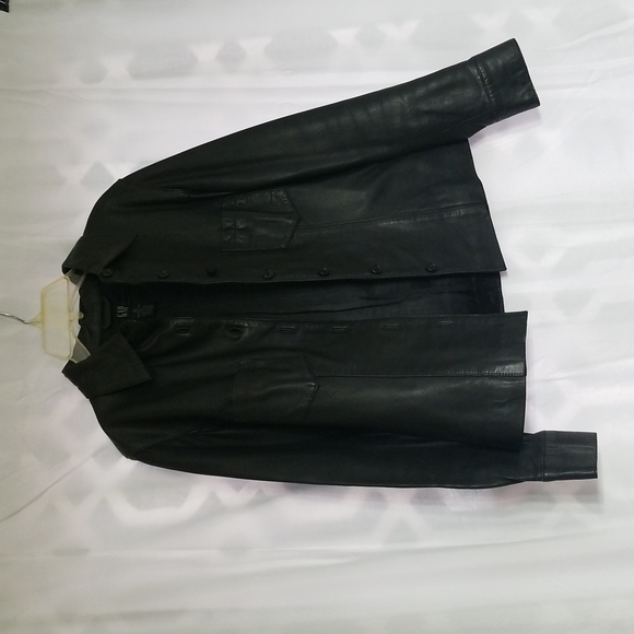 GAP Jackets & Blazers - Gap Genuine leather jacket with pockets. Black, size XS. Excellent condition